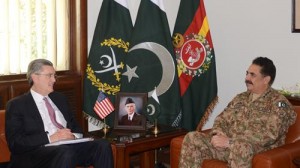 Special Envoy for Afghanistan and Pakistan, Richard G. Olson called on  COAS Gen Raheel Sharif at General Headquarters in Rawalpindi on Monday.
