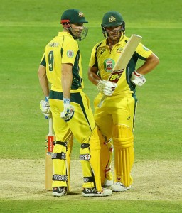 Aaron Finch and Shaun Marsh contributed 71 each.