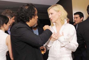  Director Alejandro G. Inarritu and  Cate Blanchett attend the Foreign Language Film Award Directors Reception at the Academy of Motion Picture Arts in Los Angeles. 