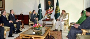 Jean Yves Charlier, CEO Vimpelcom called on Prime Minister Muhammad Nawaz Sharif at PM House in Islamabad on Monday. - DNA