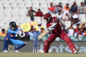 X during the Women's ICC World Twenty20 India 2016 match between West Indies and India at IS Bindra Stadium on March 27, 2016 in Mohali, India.