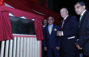 Governor Punjab Malik Muhammad Rafique Rajwana inaugurating the newly built Head Office of Coca- Cola Beverages Pakistan Limited in presence of Tuncay Ozilhan, Chairman of Coca-Cola Icecek (CCI), Turkey, the  parent company of CCBPL and Zafar Abbas Jafri, Direcotr Public Affairs and Communication CCBPL.