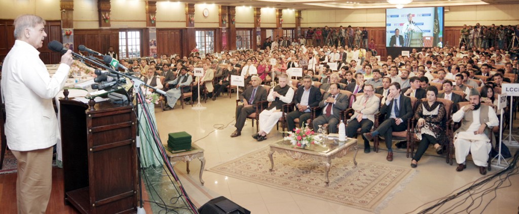 Punjab Chief Minister, Muhammad Shahbaz Sharif addressing first balloting of 'Amanat Scheme' in Lahore  on Sunday to promote tax culture in the province.