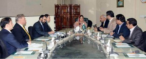 Delegation of International Telecommunication Union led by Slow Meng called on Minister of State for IT & Telecom, Anusha Rehman in Islamabad on Friday.