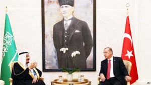 Saudi Arabia and Turkey