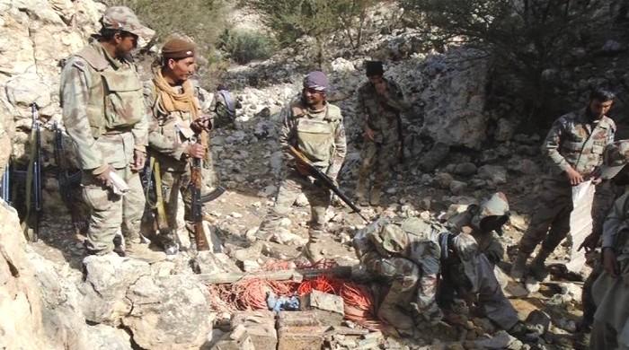 Large amount of arms & ammunition recovered from BLA hideout: ISPR