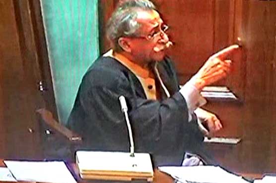 Opposition walks out after exchange of hot words with Speaker PA