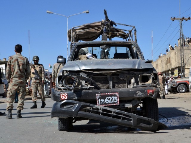 Blast near FC vehicle in Balochistan
