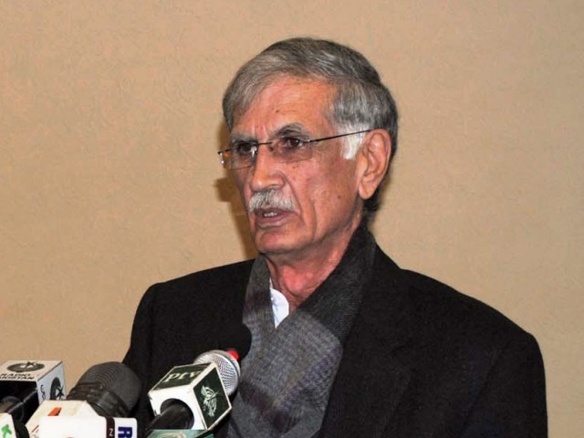 No room for criminals and anti social elements in KPK: Pervez Khattak
