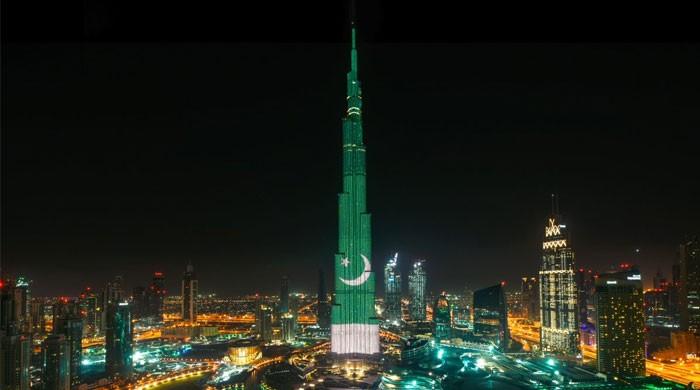 Dubai’s Burj Khalifa goes green on Pakistan Day