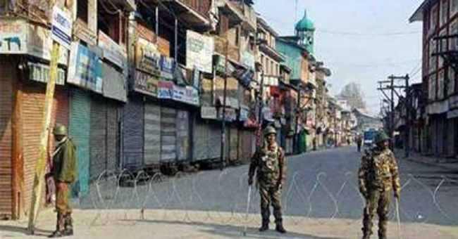 Complete shutdown being observed in occupied Kashmir on Indian PM’s visit