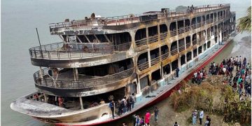 At least 37 die in Bangladesh ferry fire
