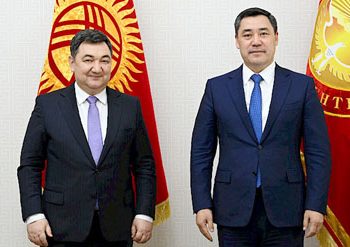 Zhaparov receives President of Int’l Turkic Academy Darkhan Kydyrali