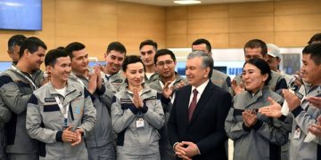President Shavkat Mirziyoyev visits Uzbekistan GTL- giant plant
