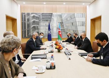 Azerbaijani leader,  NATO secretary-general meet in Brussels
