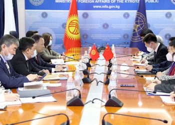 Kyrgyz FM meets with Special Rep of Chinese govt for Eurasian Affairs