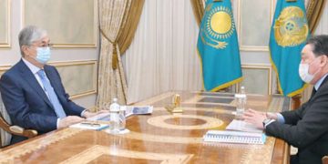 President Tokayev receives PM Mamin