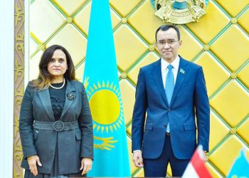 Senate Speaker meets with Egyptian ambassador to Kazakhstan