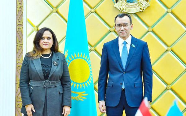 Senate Speaker meets with Egyptian ambassador to Kazakhstan