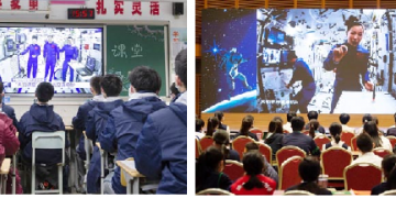 First live class held from China’s space station
