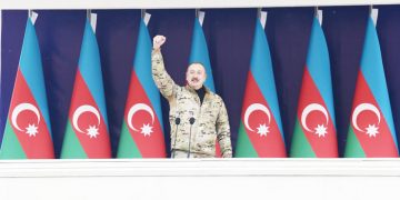 President, Victorious Commander-in-Chief Ilham Aliyev attended opening of military unit in Hadrut settlement