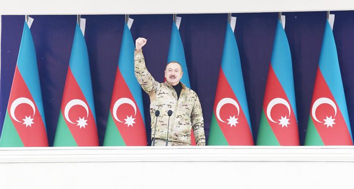 President, Victorious Commander-in-Chief Ilham Aliyev attended opening of military unit in Hadrut settlement