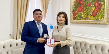 Kyrgyz Ambassador to Azerbaijan meets with president of Int’l Foundation for Turkic Culture
