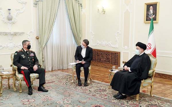 Azerbaijani Defence Chief received by Iranian President