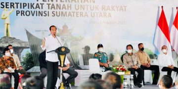 Jokowi highlights significance of land certificate