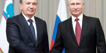 Presidents of Uzbekistan and Russia exchange  congratulatory messages
