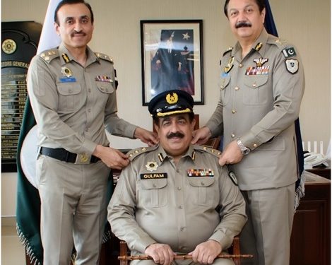 IG, NHMP Inam Ghani pins badges to the promoted officers