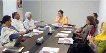 Ms. Nilofar Bakhtiar, in a meeting with Gender Experts Committee