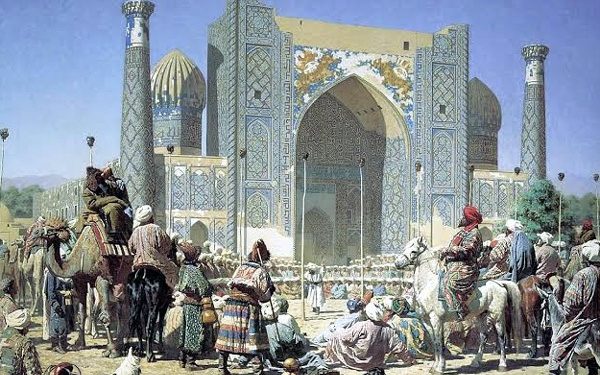 Samarkand in the eye of a Castilian