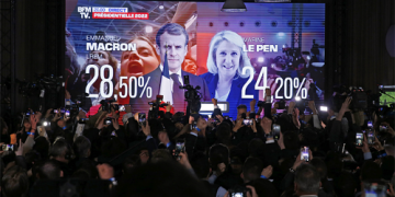 How first-round results affect Macron’s chances of re-election