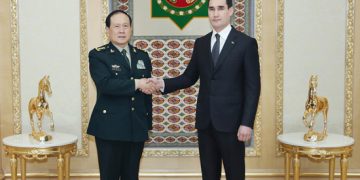 Turkmen president, Chinese defense  minister agree to deepen military cooperation