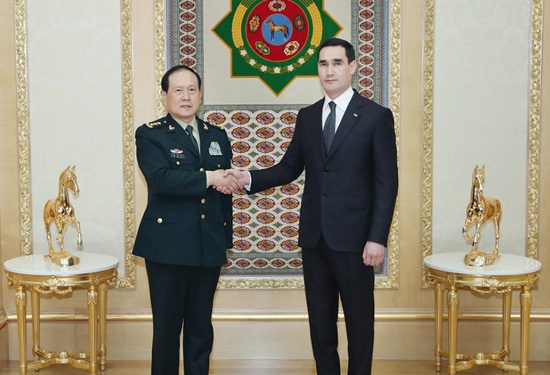 Turkmen president, Chinese defense  minister agree to deepen military cooperation