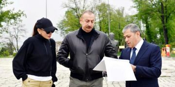 President Ilham Aliyev and First Lady Mehriban Aliyeva visit Shusha