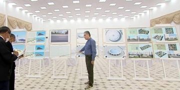 Gurbanguly Berdimuhamedov Reviews Construction Progress of Ahal’s New Administrative Center