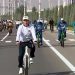 Turkmen President attends mass bike ride on World Bicycle Day