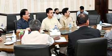 CM KPK Mahmood Khan is presiding over a meeting to the problems arising due  to loadshedding in the province.