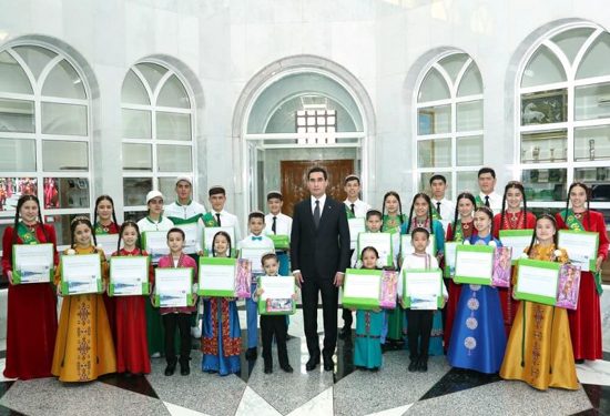 Turkmen President  Celebrates Int’l Children’s  Day at Palace of Orphans