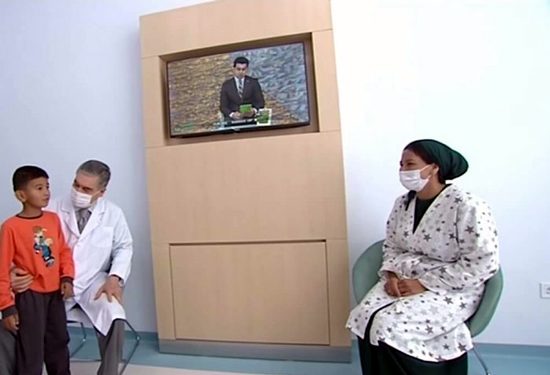 Gurbanguly Berdimuhamedov visits new Hospital in Northern Turkmenistan