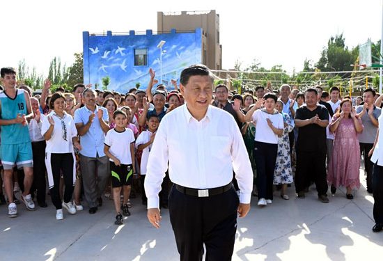 Xi Jinping’s inspection tour of Xinjiang