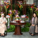 Peng Liyuan meets  with Indonesian first lady