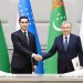 Turkmen, Uzbek Presidents Sign Joint Statement on Strengthening Strategic Partnership