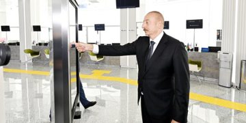 Ilham Aliyev attends  inauguration of Sumgayit  regional ASAN xidmet Center No.2