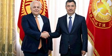 Zhaparov receives  Head of EU Delegation to Kyrgyzstan Eduard Auer