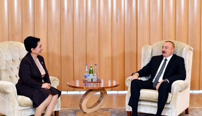 President Ilham Aliyev receives chairperson of  Oliy Majlis of Uzbekistan