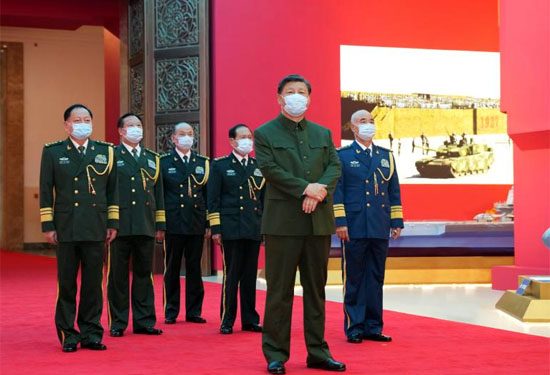Xi stresses  Persistent efforts to reach PLA centenary goals