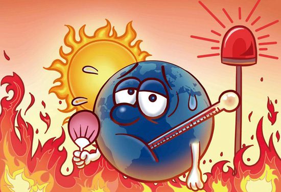 Scorching heat waves roasting the world